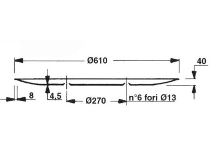 Gleitplatte Typ Fahr 135
