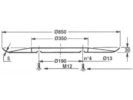 Gleitplatte Typ Galfre 185