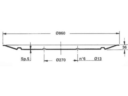 Gleitplatte Typ Bellon F190