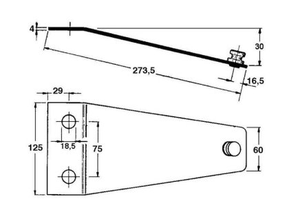 Klingenhalter Typ Zweeger, PZ 165 lunga