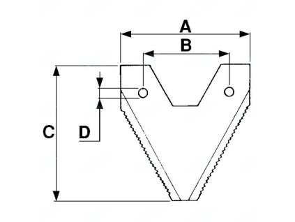 Mähmesserklinge BEDONGI, OLIMPIA, NIBBI, SEP