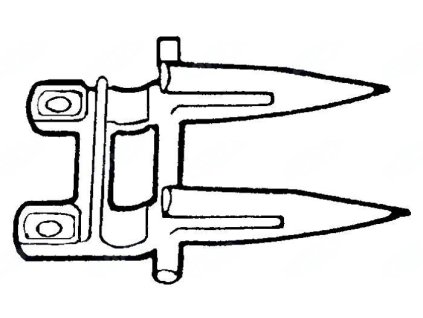 JOHN DEERE Doppelfinger  Orig.-Nr. H61954
