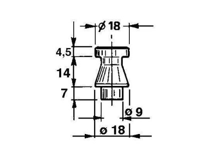 Messerbolzen Typ Fella