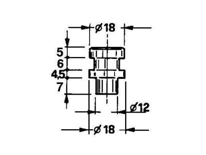 Messerbolzen Typ Claas