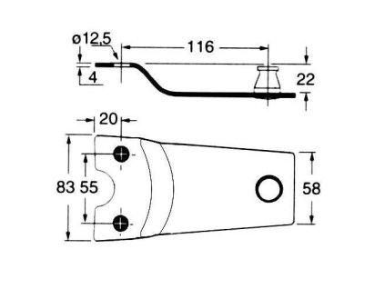 Klingenhalter Typ Marangon Modell 235 RGC