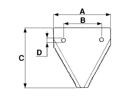 BCS- Mähmesserklinge  Original-Nr. 59350696