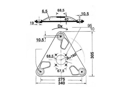 Rotierende Scheibe Typ Vicon