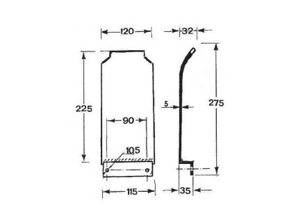 VICON Armlehne 120x275