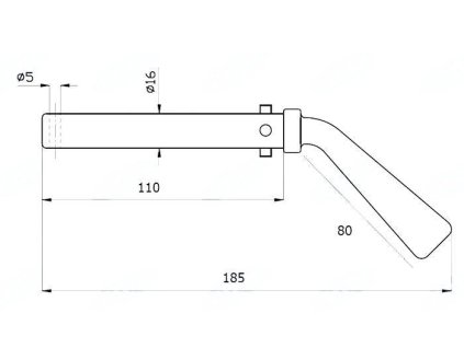 Steckbolzen  vorne/hinten Kugel 78 mm/10.000 kg