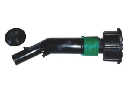 Auslauf  mit Absperrventil