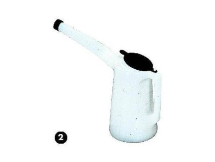 Messbecher  mit  flexiblem Auslauf und Deckel 2l