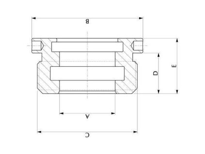 Führungskopf  kurz  25/16