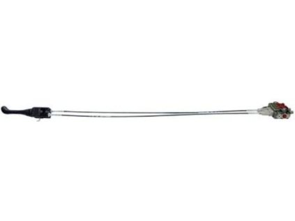 Handsteuerventil 180bar/45l, 1x doppeltwierkend,  1x einfachwirkend mit Hebel und Joystick gesteuert, Bowdenzüge  1500 mm