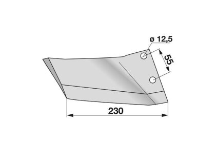 Rechter Flügel mit Führung