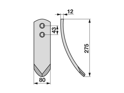 Scharspitze anstelle von Pöttinger
