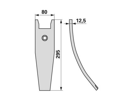 Scharspitze hartmetallbestückt Horsch