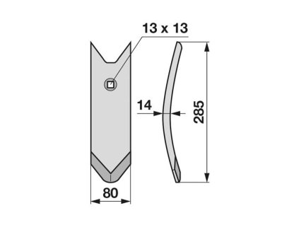 Scharspitze anstelle von Köckerling