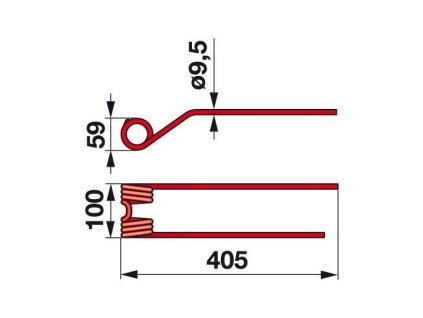 CLAAS Cluster Feder (rechts)