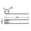 Feder für Häcksler, Wender 47x46x240