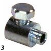 Schraubennippel für Züge 2,5mm