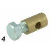 Schraubennippel  für Züge 1,2-1,6mm