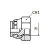 Hydraulik-Verschlusskappe - 3/8" Innengewinde