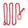 Rückekette 7 mm, L 2,5 m, Güte 80, Rot