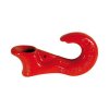 Seilgleithaken für Seil 9-13 mm, Güte 80, Rot, ohne Sicherung