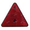 Rückstrahler-Dreieck 155x137x10mm zum Anschrauben mit 2 Löchern rot