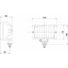Halogen-Arbeitsleuchte 138x78 mm