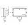 Halogen-Arbeitsscheinwerfer  168x100mm