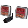 Dynamisches kabelloses  Rückleuchten Set mit Magneten - LED