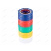 PVC-Isolierband 0,13 mm x 15 mm x 20 m farbig 10 Stück, Carmotion