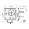 LED-Arbeitsscheinwerfer 2100lm, 16LED
