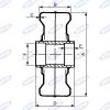 Blechrad 500x150 mm