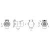 Adapter 12–24 V mit 7-poligem Stecker und 13-poliger Kunststoff-Steckdose