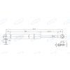 Gasdruckfeder 346mm - 610mm, 450N