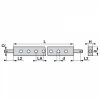 Ackerschiene, Kat.1, 660x63x30mm