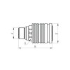Hydraulische Schnellkupplung Faster 1/2" NPT push-pull female