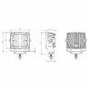 Arbeitsscheinwerfer mit beheizter Streuscheibe 9–30 V, 4590 LM
