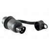 3-poliger 12–24 V Kunststoff-Stecker mit Kappe