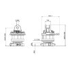 Hydraulische Rotator  mit RH-Flansch 5 Tonnen