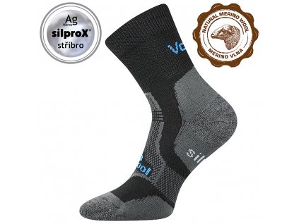 VoXX Funkční ponožky Granit černá