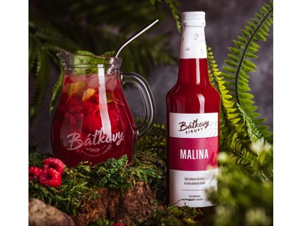 malinový sirup