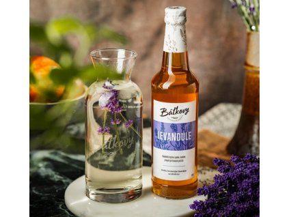 levandulový sirup