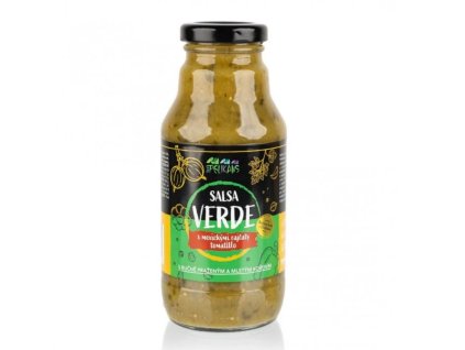 Pelikans salsa verde s mexickými rajčaty tomatillo
