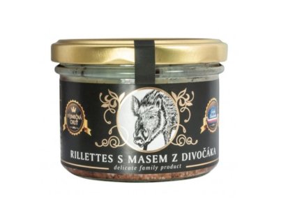 rillettes s masem z divočáka