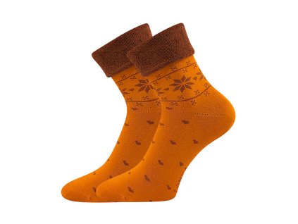 Frotana ginger oranzova