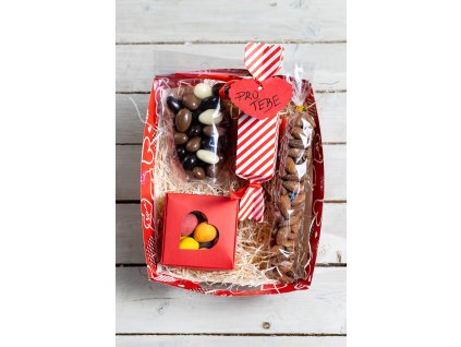 Krabička Valentýnský mix ořechů