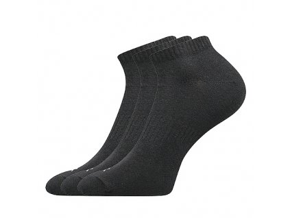 Kotníkové ponožky Baddy A 3pár černá